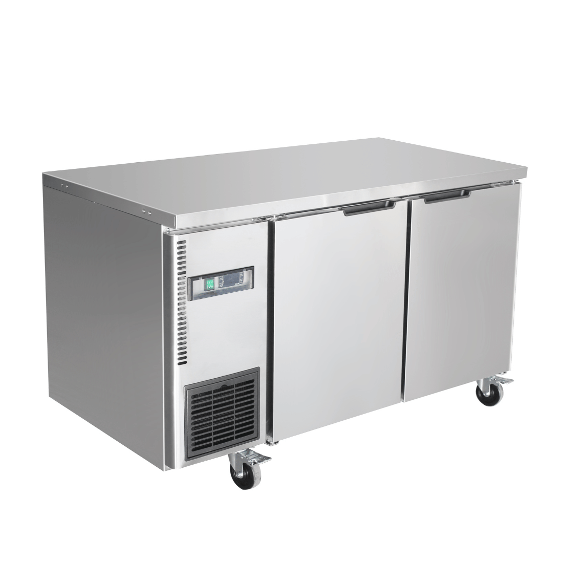 Thermaster Stainless Steel Double Door Workbench Fridge