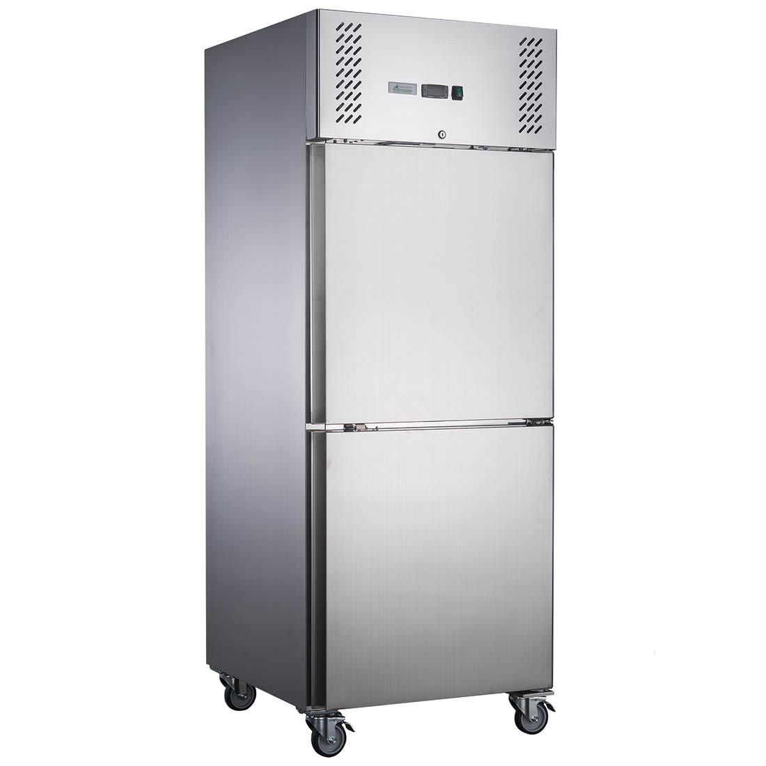 FED-X S/S Split Two-Door Upright Fridge